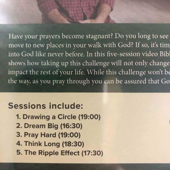 Bible Study DVD Draw the Circle Taking the 40 Day Prayer Challenge 5 Sessions - Picture 6 of 6